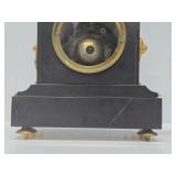 Ornate Antique French Japy Freres Mantel Clock Garniture Set w/Candelabras