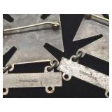 2 WW2 era Sterling Silver Sharpshooter Pins