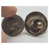 Signed Modernist Sterling Silver Ring by Uno De 50 - Size 6.5