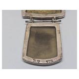 Signed Vintage Camenae JLR Janet Lee Ripley Sterling Silver & Carved Pearl Necklace