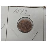 Group of 23 US Indian Head Pennies