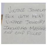Vintage Jewelry Box Full of Vintage Men