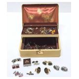 Vintage Jewelry Box Full of Vintage Men