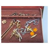 Vintage Jewelry Box Full of Vintage Men