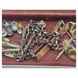 Vintage Jewelry Box Full of Vintage Men