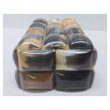Very Cool Vintage Genuine Buffalo Horn Trinket Box