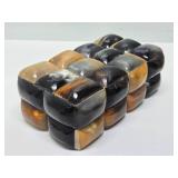 Very Cool Vintage Genuine Buffalo Horn Trinket Box