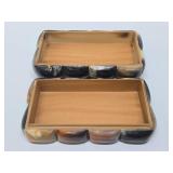 Very Cool Vintage Genuine Buffalo Horn Trinket Box