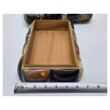 Very Cool Vintage Genuine Buffalo Horn Trinket Box