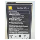 Brand New NIKON COOLPIX S-01 Digital Camera w/Leather Case