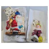 Very Nice Estate Lot of Mint in Box or New Christmas Items