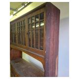 Antique Oak Built-In Buffet / Hutch