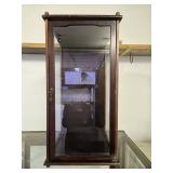 Tall Glass Vertical Display Case - 25"