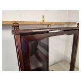 Tall Glass Vertical Display Case - 25"