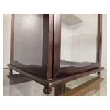 Tall Glass Vertical Display Case - 25"