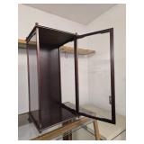 Tall Glass Vertical Display Case - 25"