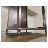 Tall Glass Vertical Display Case - 25"