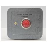 Awesome Working NOS Vintage "Alarm" Safe Bank