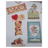 Box w/Unique Antique Greeting Cards