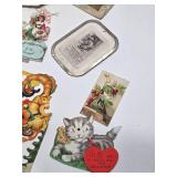 Box w/Unique Antique Greeting Cards