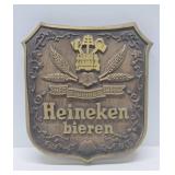 Vintage Embossed HEINEKEN Beer Sign