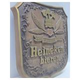 Vintage Embossed HEINEKEN Beer Sign
