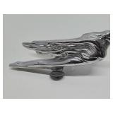 Awesome Vintage Chrome Winged Goddess Hood Ornament