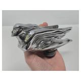 Awesome Vintage Chrome Winged Goddess Hood Ornament