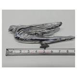 Awesome Vintage Chrome Winged Goddess Hood Ornament