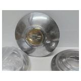 Set of 4 Vintage CHEVROLET Chrome Hub Cas & 4 Brand New Hubcaps