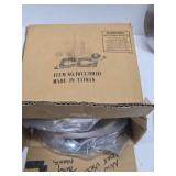 Set of 4 Vintage CHEVROLET Chrome Hub Cas & 4 Brand New Hubcaps