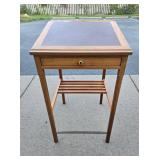 Excellent Condition and Quality Leather-Top Standing Writing Desk