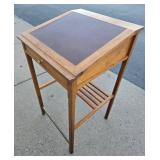 Excellent Condition and Quality Leather-Top Standing Writing Desk