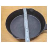 2 Cast Iron Skillets - Lodge & Vintage Wagner Ware - 10.5" & 12" diameter