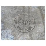 2 Cast Iron Skillets - Lodge & Vintage Wagner Ware - 10.5" & 12" diameter