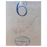 Vintage RED WING 6 Gallon Stoneware Crock (Hairline)