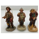 Misc. Vintage Collectible Miniature Emmett Kelly Clown Figurines