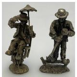 Misc. Vintage Collectible Miniature Emmett Kelly Clown Figurines