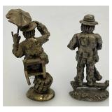 Misc. Vintage Collectible Miniature Emmett Kelly Clown Figurines