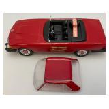 Two Vintage Collectible Automobile Whiskey Decanters