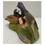 Vintage Jim Beam Bluebill Duck Decanter