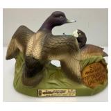 Vintage Jim Beam Bluebill Duck Decanter