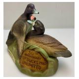 Vintage Jim Beam Bluebill Duck Decanter