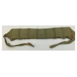 WWII 1944 Turkish Mauser 8MM 7.9 Ammo Belt With 14 Five Round Clips (70 Total Rounds)