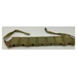 WWII 1944 Turkish Mauser 8MM 7.9 Ammo Belt With 14 Five Round Clips (70 Total Rounds)