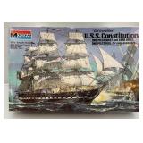 Vintage Monogram U.S.S. Constitution "Old Ironsides" Ship Model (Open Box New)