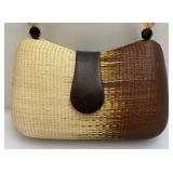 Le Sac Handmade Handbag (Very Nice) 9 1/2" L x 6 1/2" H x 3" W