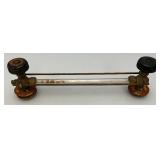 Antique  Conbraco 1/2" Glass Tube Water Gauge 15"