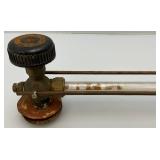 Antique  Conbraco 1/2" Glass Tube Water Gauge 15"