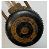 Antique  Conbraco 1/2" Glass Tube Water Gauge 15"